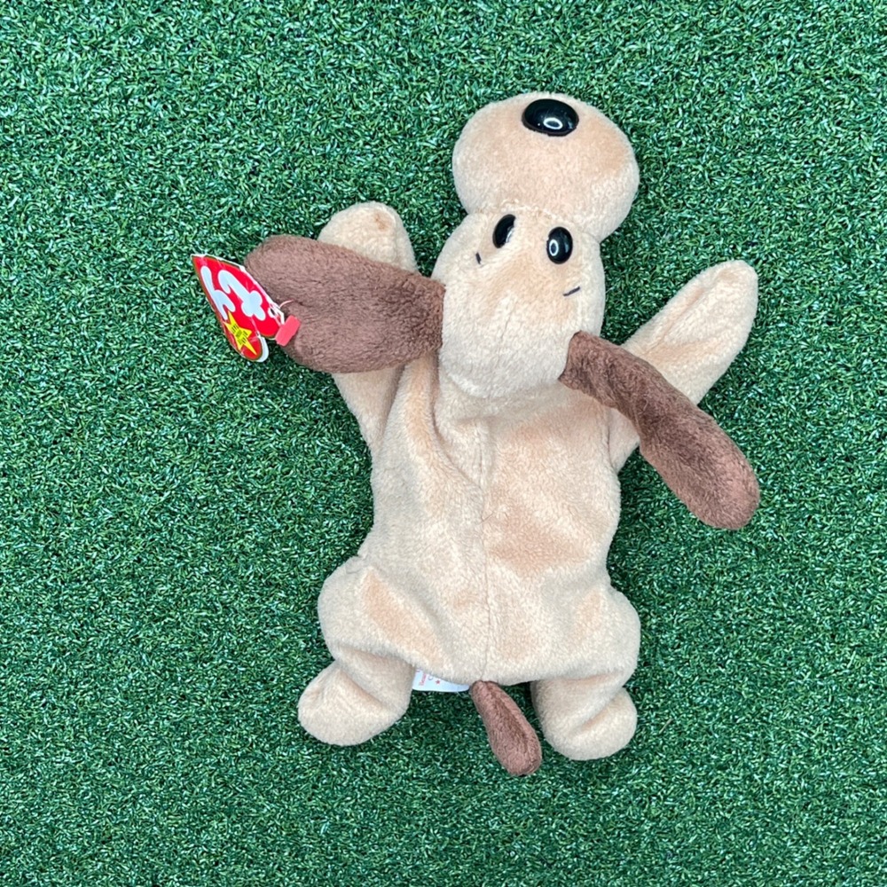 Ty Beanie Baby‎ Bones the Dog Plush Stuffed Animal Toy Collectible 1993